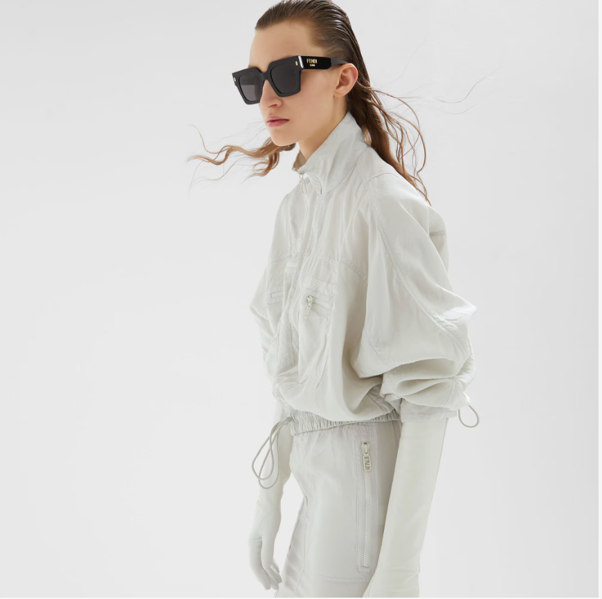 Fendi Roma Black Acetate Sunglasses