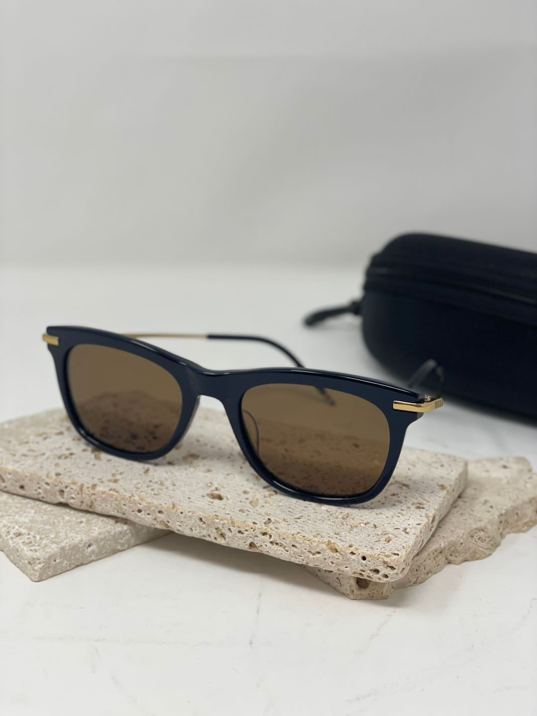 Thom Browne Tb-712-c-t-nvy-gld Sunglasses